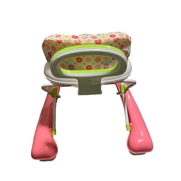 Baby Trend 4.0 Daisy Burst Activity Walker with Walk Behind Bar - Picture 4 of 7